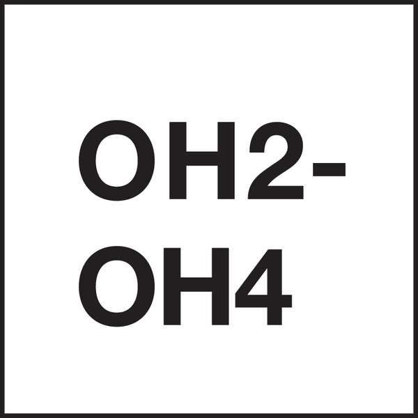 Classe di tolleranza filettatura: OH2-OH4