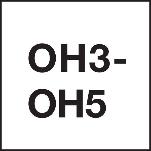 Classe di tolleranza filettatura: OH3-OH5